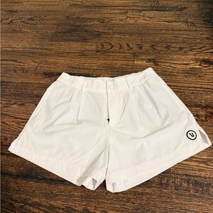 Vuori Women's White Athletic Shorts